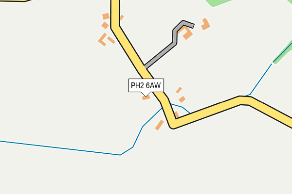 PH2 6AW map - OS OpenMap – Local (Ordnance Survey)