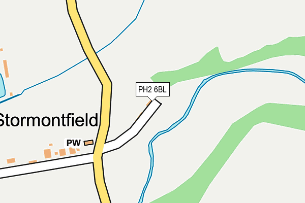 PH2 6BL map - OS OpenMap – Local (Ordnance Survey)