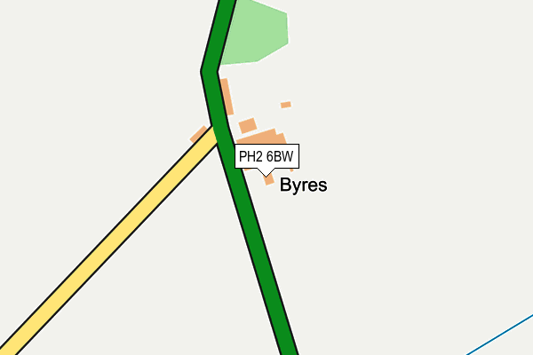 PH2 6BW map - OS OpenMap – Local (Ordnance Survey)
