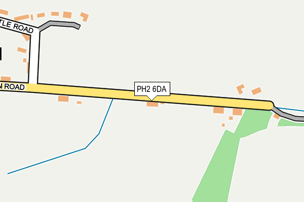 PH2 6DA map - OS OpenMap – Local (Ordnance Survey)