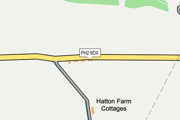 PH2 6DX map - OS OpenMap – Local (Ordnance Survey)