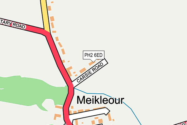 PH2 6ED map - OS OpenMap – Local (Ordnance Survey)