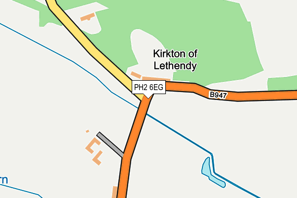 PH2 6EG map - OS OpenMap – Local (Ordnance Survey)