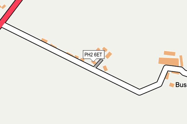 PH2 6ET map - OS OpenMap – Local (Ordnance Survey)