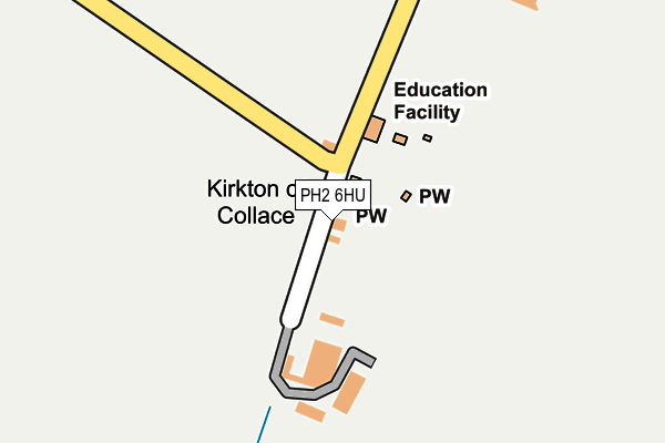 PH2 6HU map - OS OpenMap – Local (Ordnance Survey)
