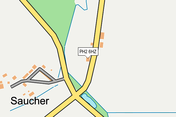 PH2 6HZ map - OS OpenMap – Local (Ordnance Survey)