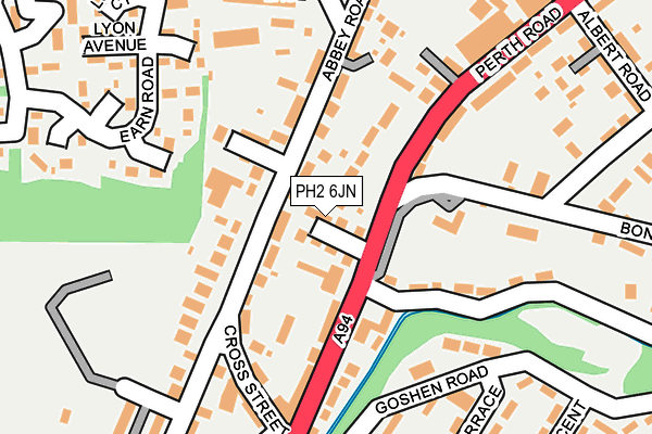 PH2 6JN map - OS OpenMap – Local (Ordnance Survey)