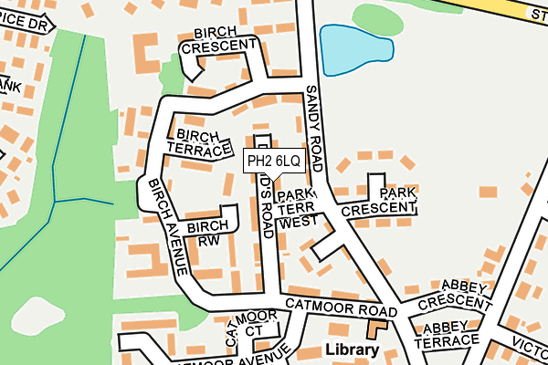 PH2 6LQ map - OS OpenMap – Local (Ordnance Survey)