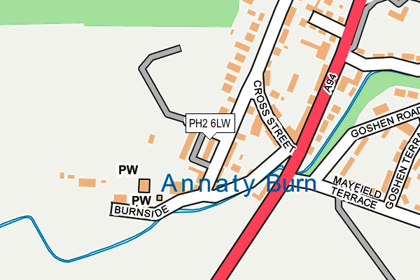 Map of KENNY SHAW JOINERY SERVICES LIMITED at local scale