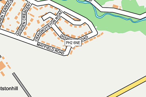 PH2 6NE map - OS OpenMap – Local (Ordnance Survey)