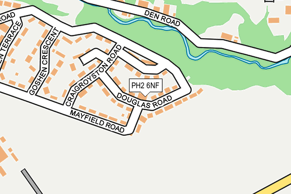 PH2 6NF map - OS OpenMap – Local (Ordnance Survey)