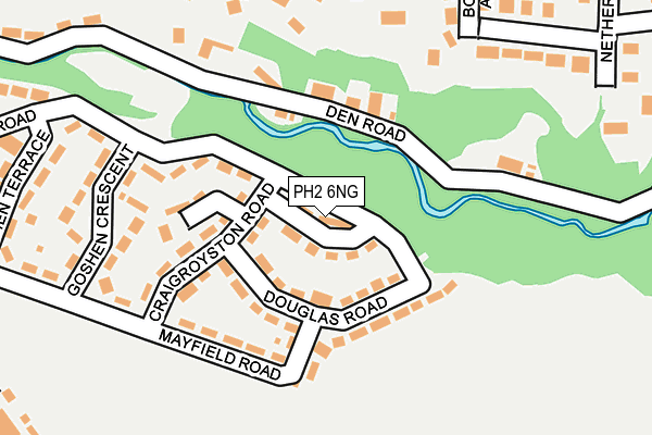 PH2 6NG map - OS OpenMap – Local (Ordnance Survey)