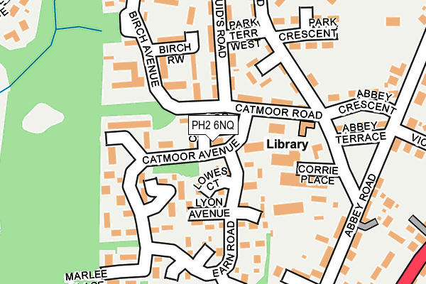 PH2 6NQ map - OS OpenMap – Local (Ordnance Survey)