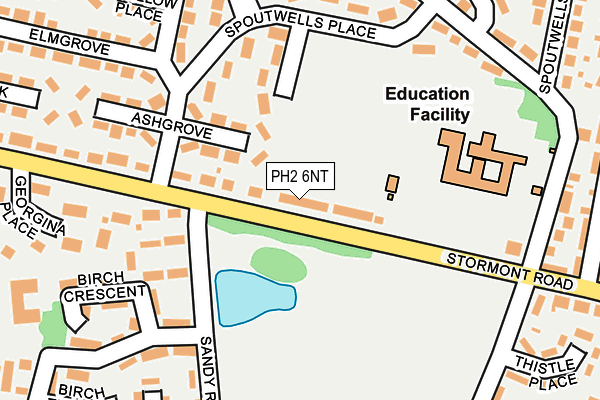 PH2 6NT map - OS OpenMap – Local (Ordnance Survey)