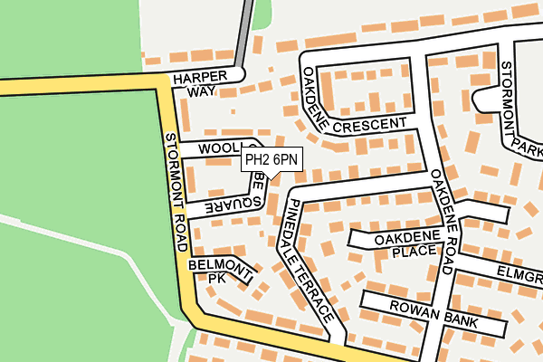 PH2 6PN map - OS OpenMap – Local (Ordnance Survey)