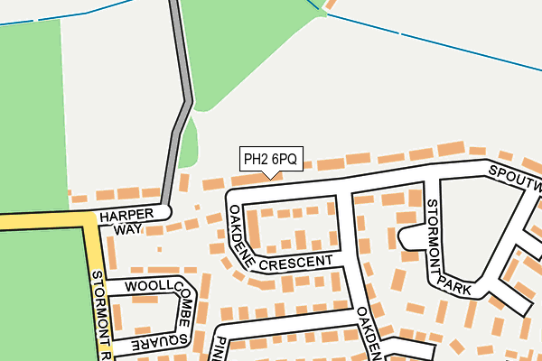 PH2 6PQ map - OS OpenMap – Local (Ordnance Survey)