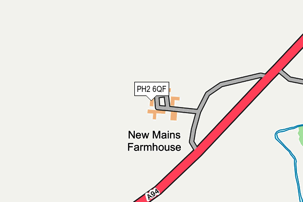 PH2 6QF map - OS OpenMap – Local (Ordnance Survey)