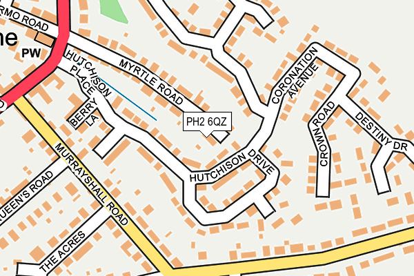 PH2 6QZ map - OS OpenMap – Local (Ordnance Survey)