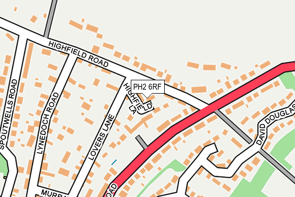 PH2 6RF map - OS OpenMap – Local (Ordnance Survey)