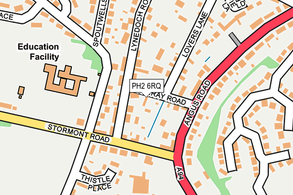 PH2 6RQ map - OS OpenMap – Local (Ordnance Survey)
