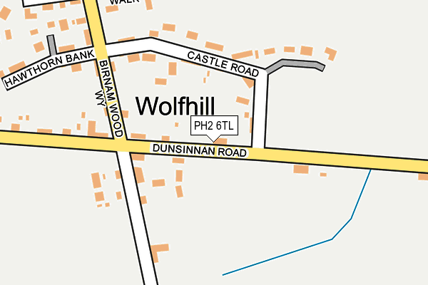 PH2 6TL map - OS OpenMap – Local (Ordnance Survey)