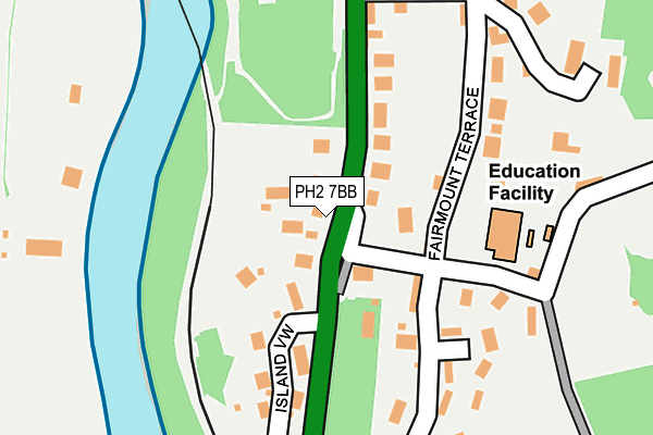 PH2 7BB map - OS OpenMap – Local (Ordnance Survey)