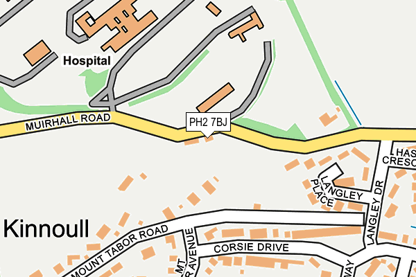 PH2 7BJ map - OS OpenMap – Local (Ordnance Survey)