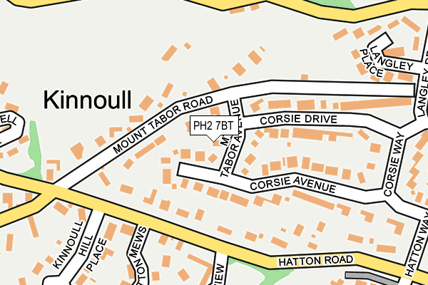 PH2 7BT map - OS OpenMap – Local (Ordnance Survey)