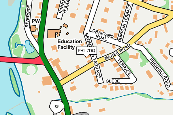 PH2 7DQ map - OS OpenMap – Local (Ordnance Survey)