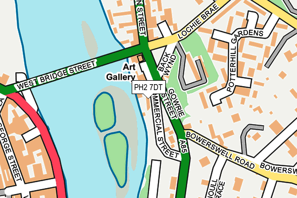 PH2 7DT map - OS OpenMap – Local (Ordnance Survey)