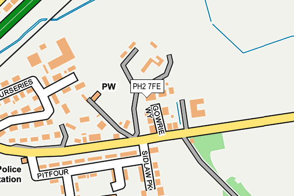 PH2 7FE map - OS OpenMap – Local (Ordnance Survey)