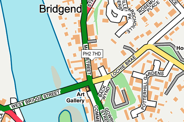 PH2 7HD map - OS OpenMap – Local (Ordnance Survey)