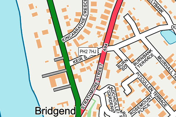 PH2 7HJ map - OS OpenMap – Local (Ordnance Survey)