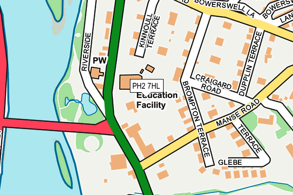 PH2 7HL map - OS OpenMap – Local (Ordnance Survey)