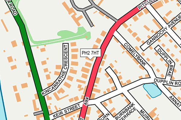 PH2 7HT map - OS OpenMap – Local (Ordnance Survey)