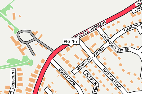 PH2 7HY map - OS OpenMap – Local (Ordnance Survey)