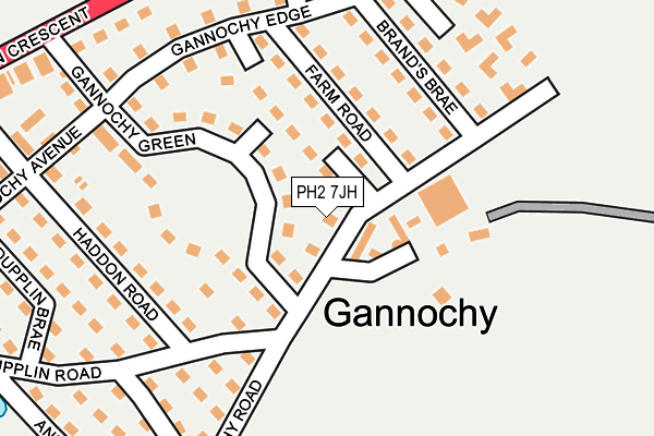 PH2 7JH map - OS OpenMap – Local (Ordnance Survey)