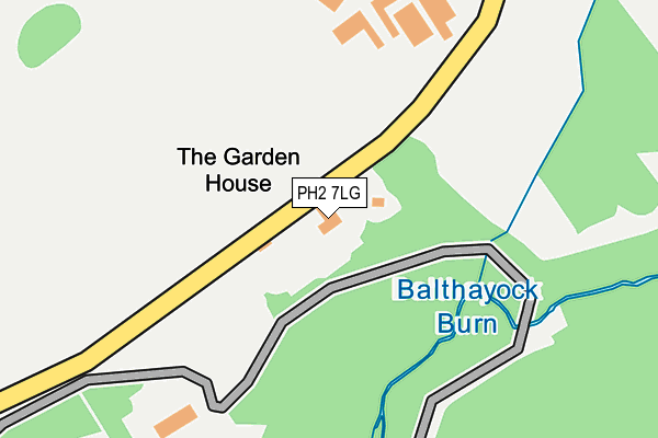 PH2 7LG map - OS OpenMap – Local (Ordnance Survey)