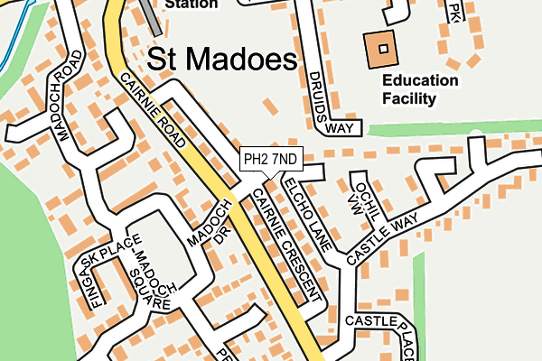 PH2 7ND map - OS OpenMap – Local (Ordnance Survey)