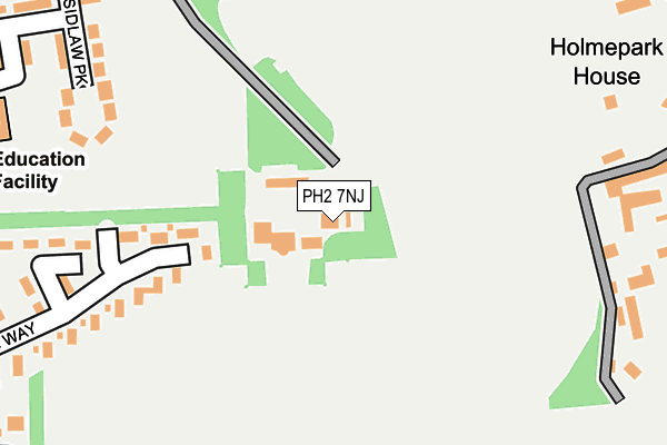PH2 7NJ map - OS OpenMap – Local (Ordnance Survey)