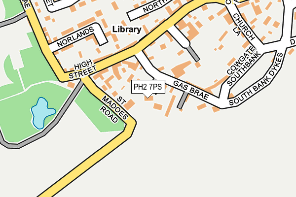 PH2 7PS map - OS OpenMap – Local (Ordnance Survey)