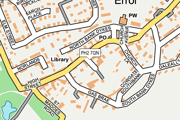 PH2 7QN map - OS OpenMap – Local (Ordnance Survey)