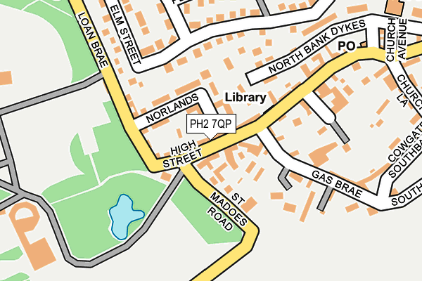 PH2 7QP map - OS OpenMap – Local (Ordnance Survey)