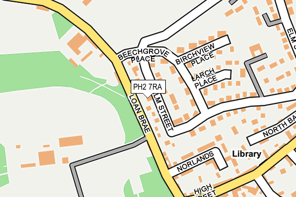 PH2 7RA map - OS OpenMap – Local (Ordnance Survey)