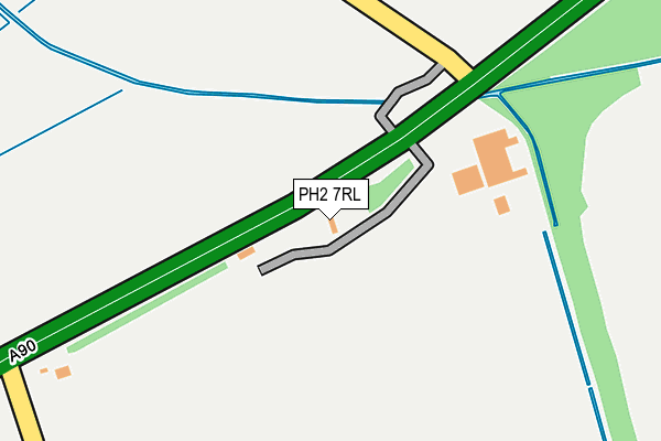 PH2 7RL map - OS OpenMap – Local (Ordnance Survey)