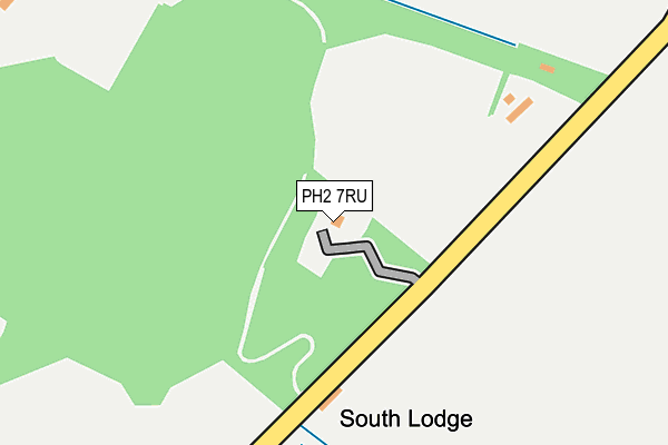 PH2 7RU map - OS OpenMap – Local (Ordnance Survey)