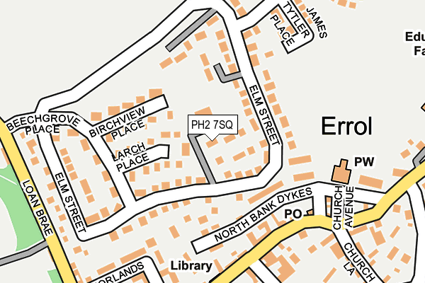 PH2 7SQ map - OS OpenMap – Local (Ordnance Survey)