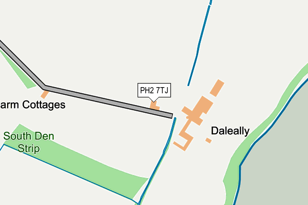 PH2 7TJ map - OS OpenMap – Local (Ordnance Survey)