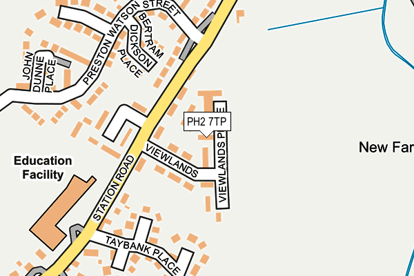 PH2 7TP map - OS OpenMap – Local (Ordnance Survey)