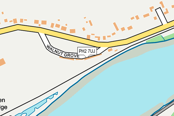 PH2 7UJ map - OS OpenMap – Local (Ordnance Survey)
